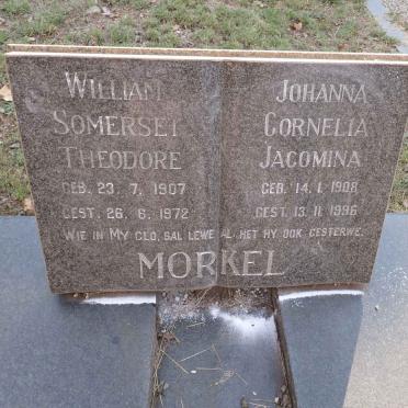 MORKEL William Somerset Theodore 1907-1972 &amp; Johanna Cornelia Jacomina 1908-1996