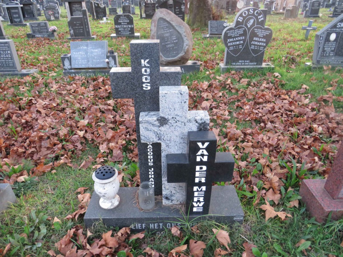 MERWE Jacobus Johannes, van der 