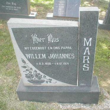 MARS Willem Johannes 1930-1971