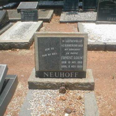 NEUHOFF Ernest 1910-1969