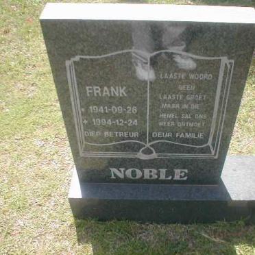 NOBLE Frank 1941-1994