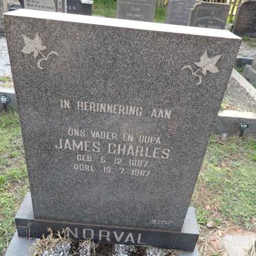 NORVAL James Charles 1887-1967
