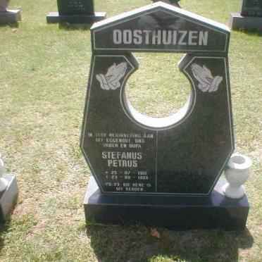 OOSTHUIZEN Stefanus Petrus 1918-1995