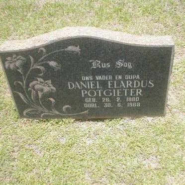 POTGIETER Daniel Elardus 1890-1968