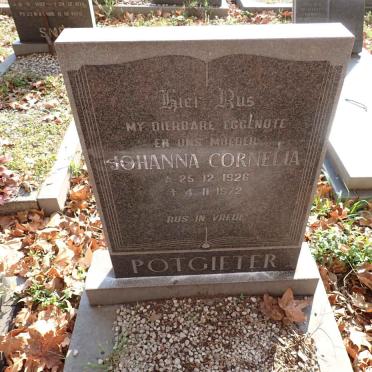 POTGIETER Johanna Cornelia 1926-1972