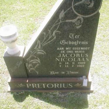 PRETORIUS Jacobus Nicolaas 1909-1960