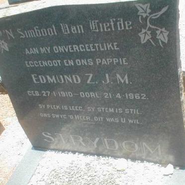 STRYDOM Edmund Z.J.M. 1910-1962