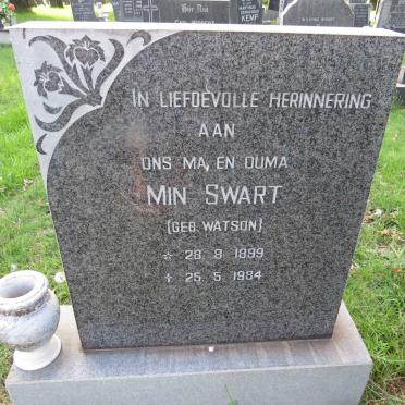 SWART Min nee WATSON 1899-1984