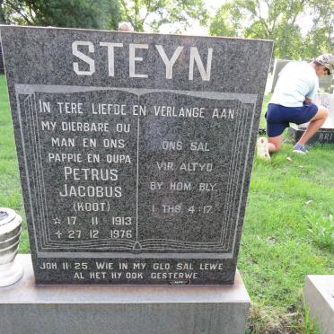 STEYN Petrus Jacobus 1913-1976