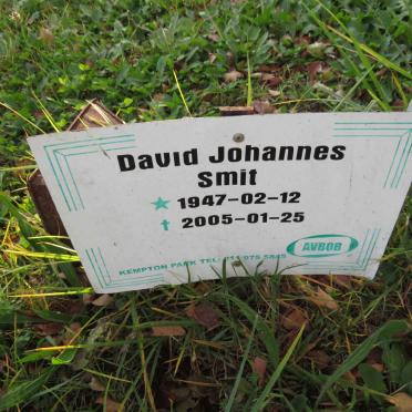 SMIT David Johannes 1947-2005