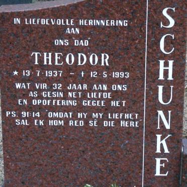 SCHUNKE Theodor 1937-1993