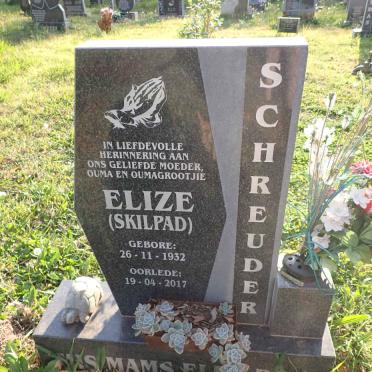 SCHREUDER Elize 1932-2017