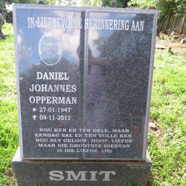 SMIT Daniel Johannes Opperman 1947-2011