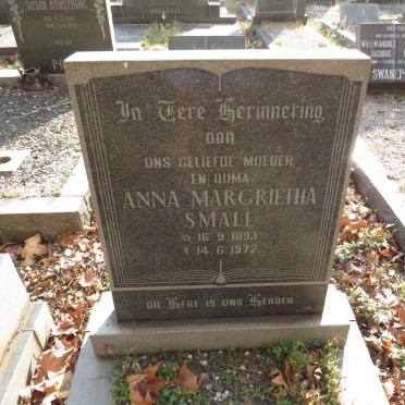 SMALL Anna Margrietha 1893-1972