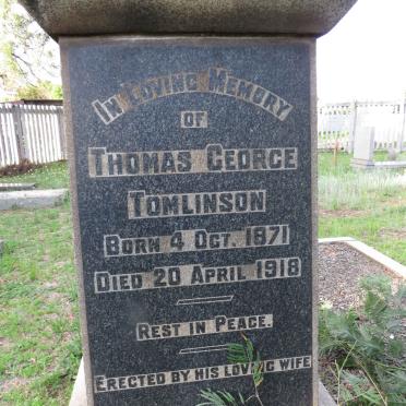TOMLINSON Thomas George 1871-1918 _2