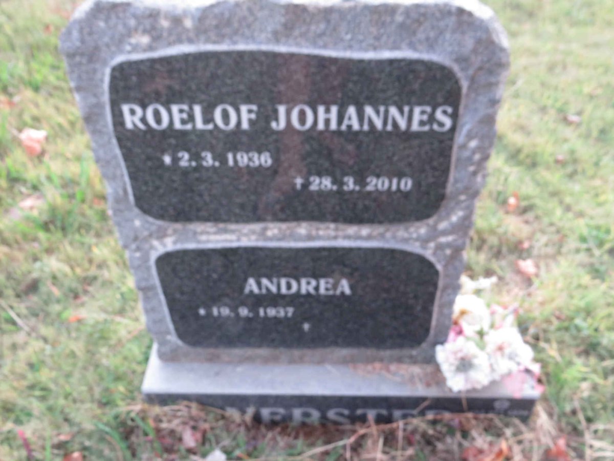 VERSTER Roelof Johannes 1936-2010 &amp; Andrea 1937-