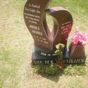 WESTHUIZEN Andries Jacobus, van der 1962-1999