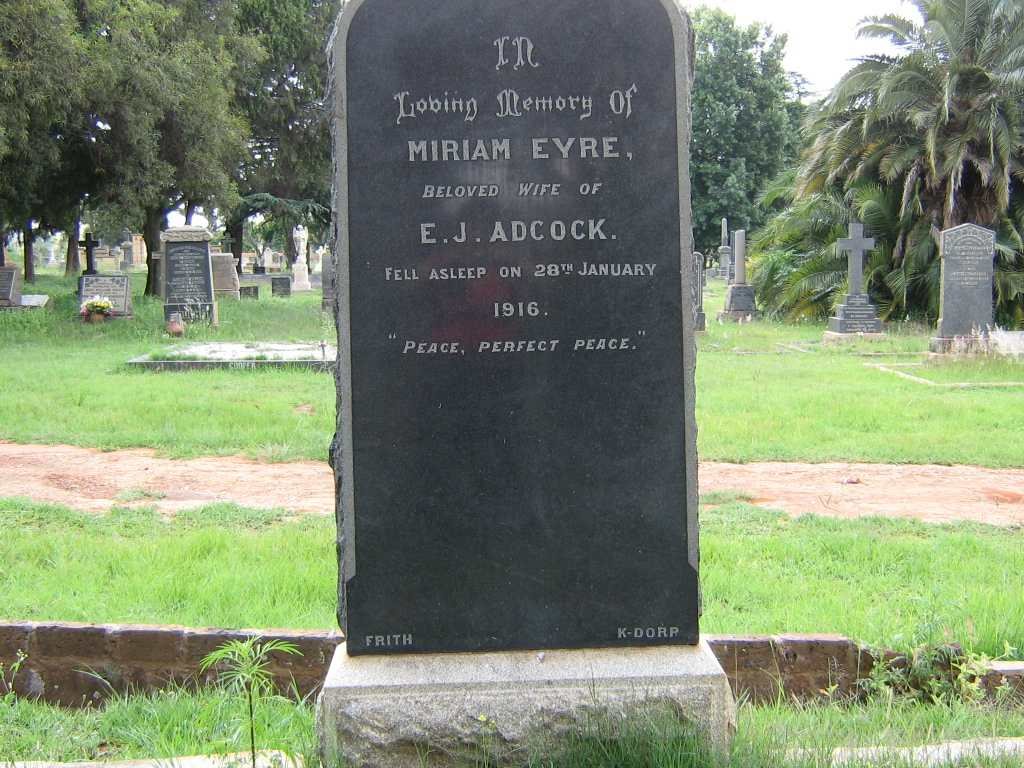 ADCOCK Miriam Eyre -1916