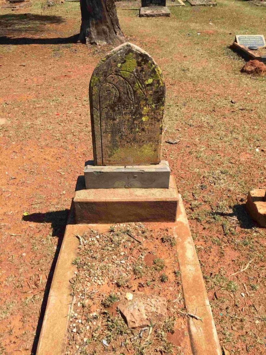 BESTER Josiena Maria 1906-1906