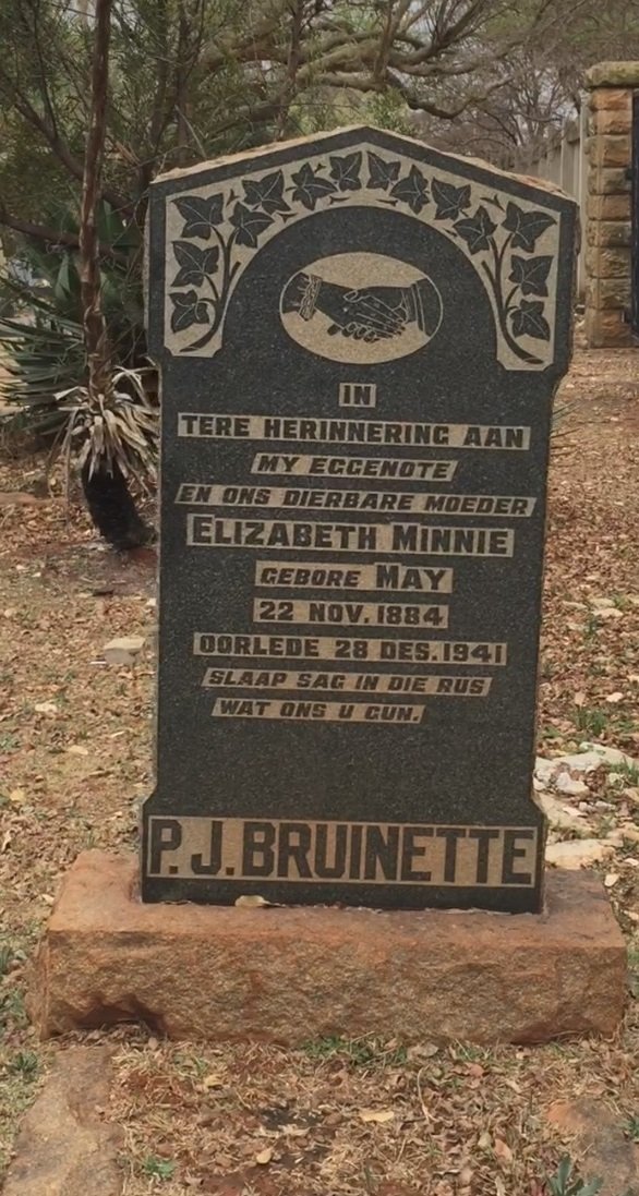 BRUINETTE Elizabeth Minnie nee MAY 1884-1941