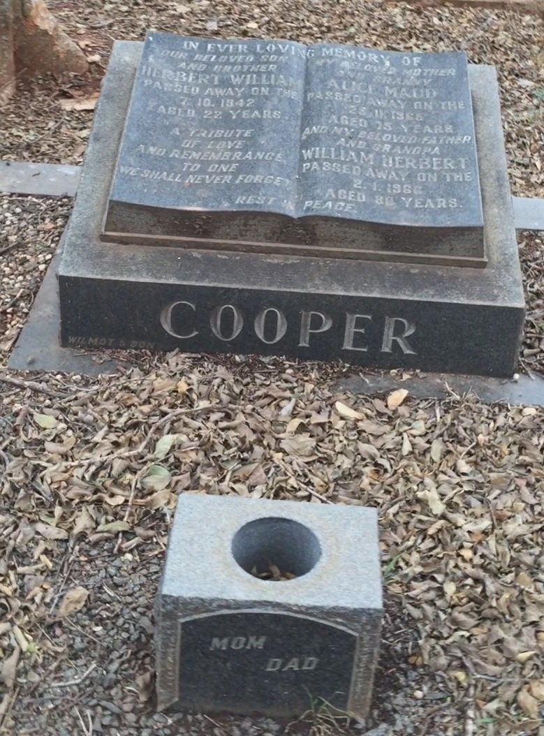 COOPER William -1966 :: COOPER Alice Maude 1965 :: COOPER Herbert William -1942