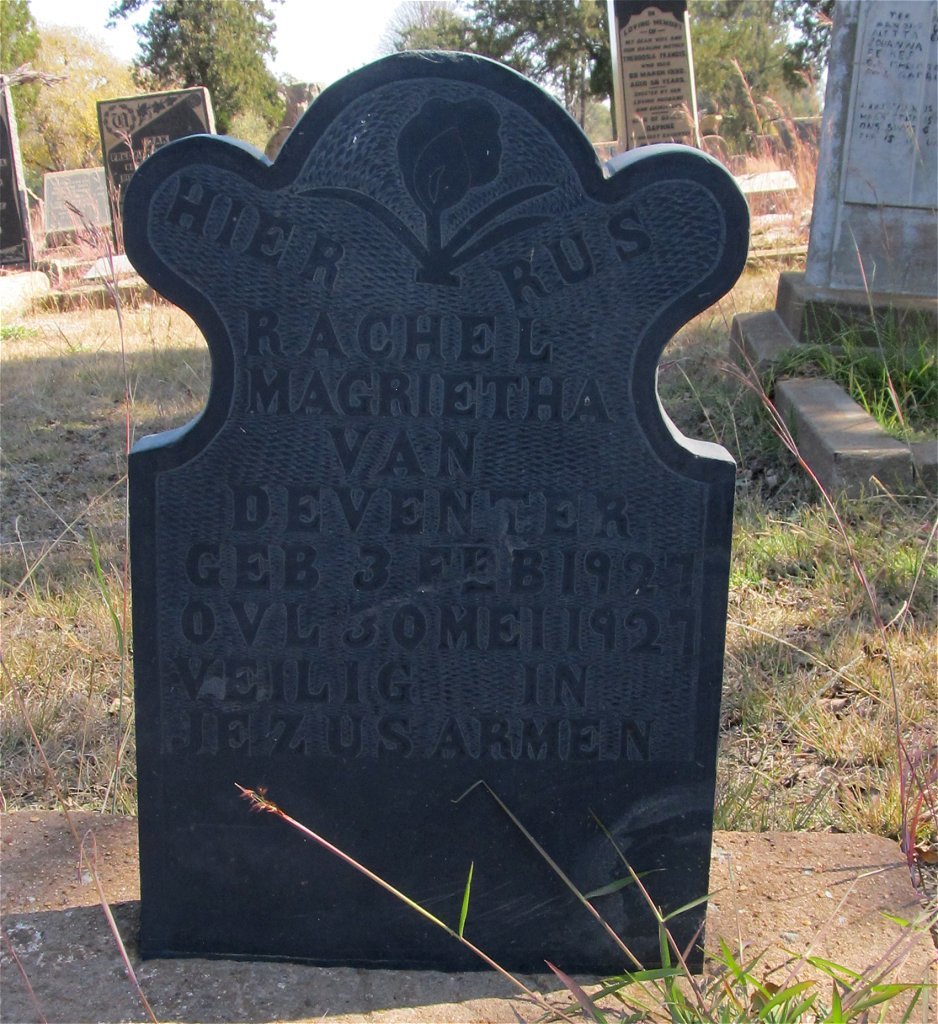 DEVENTER Rachel Magrietha, van 1927-1927