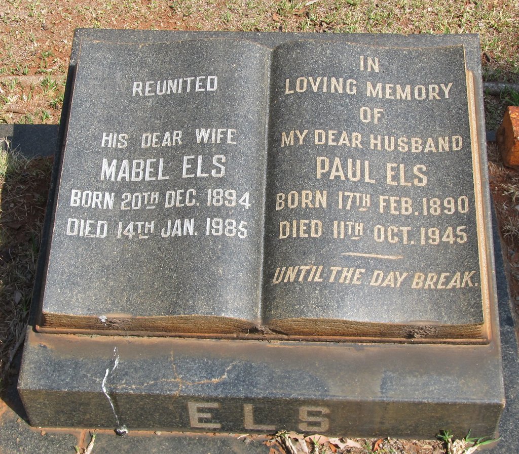 ELS Paul 1890-1945 &amp; Mabel 1894-1985
