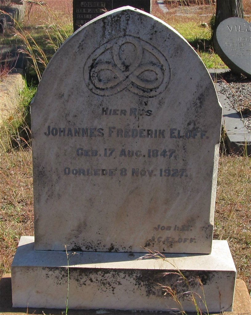 ELOFF Johannes Frederik 1847-1927