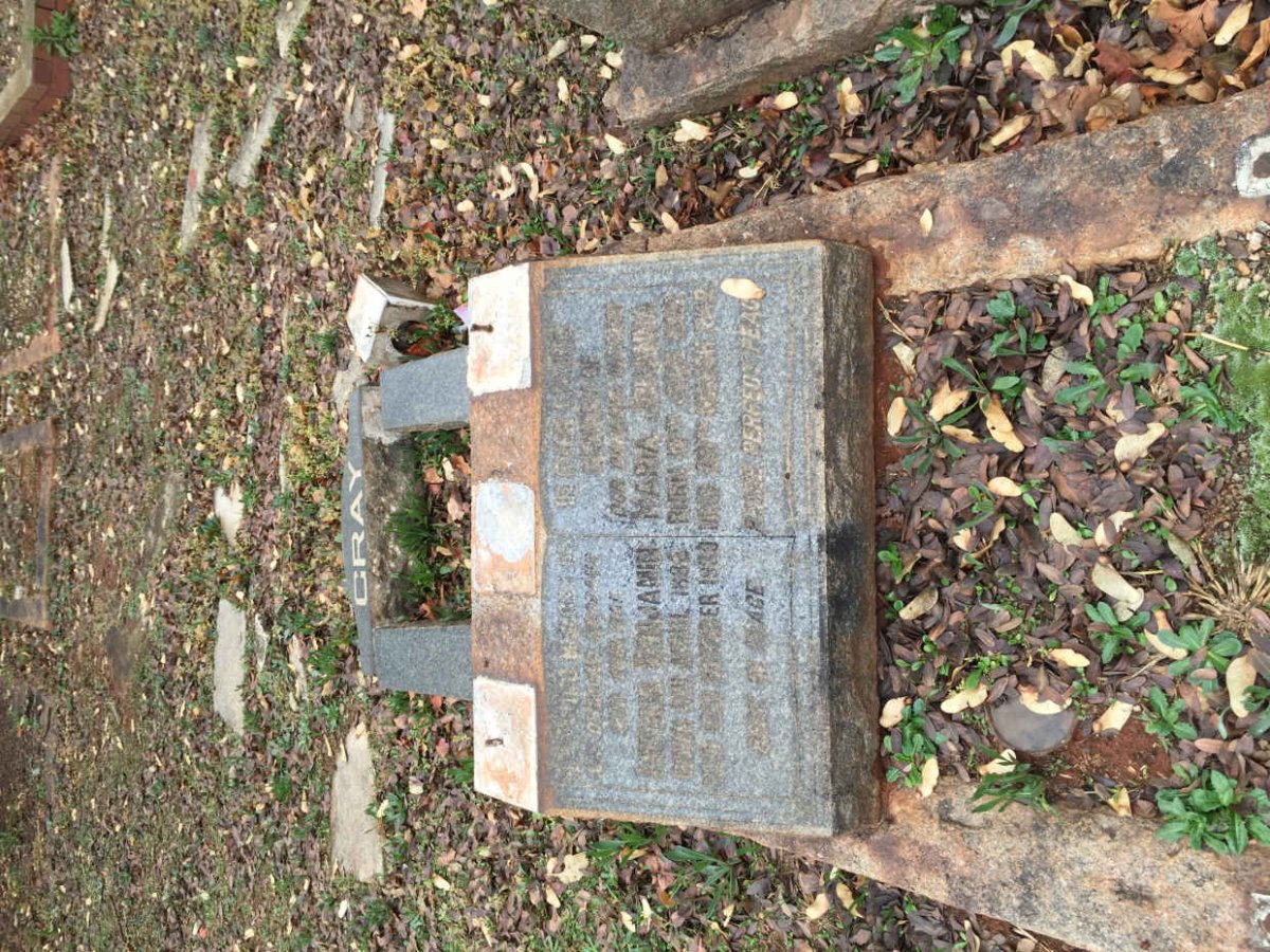 GRAY Arthur Benjamin 1882-1939 &amp; Maria Johanna 18?2-1949