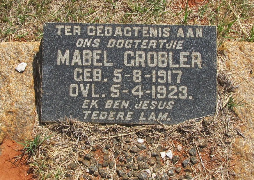GROBLER Mabel 1917-1923