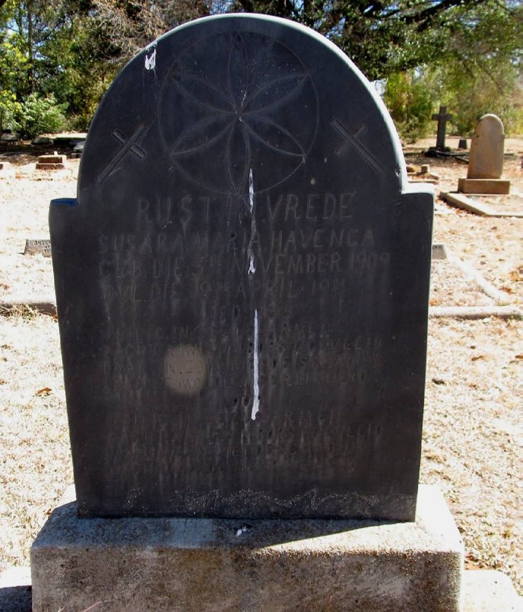 HAVENGA Susara Maria 1909-1911