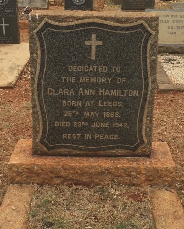 HAMILTON Clara Ann 1868-1942
