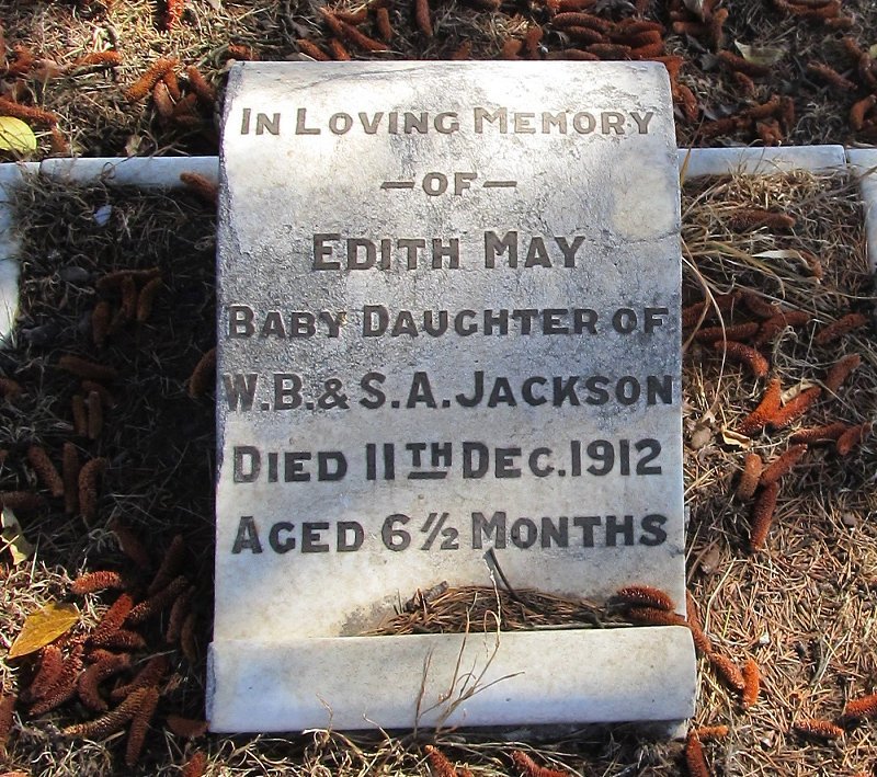 JACKSON Edith May -1912