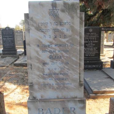 BADER Slava -1987
