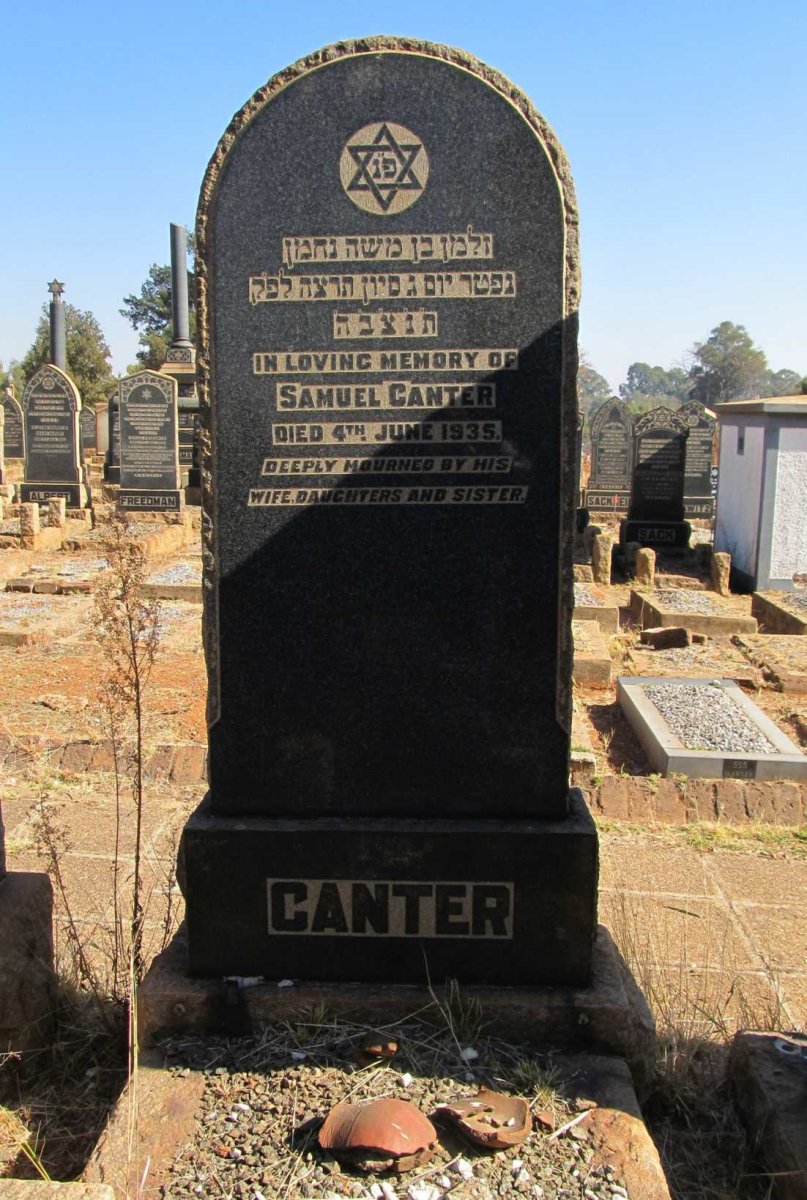 CANTER Samuel -1935