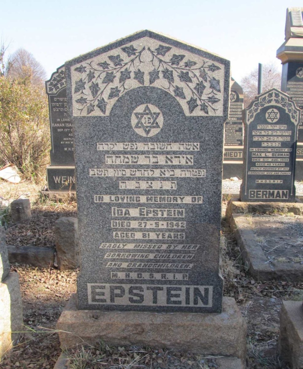 EPSTEIN Ida -1942