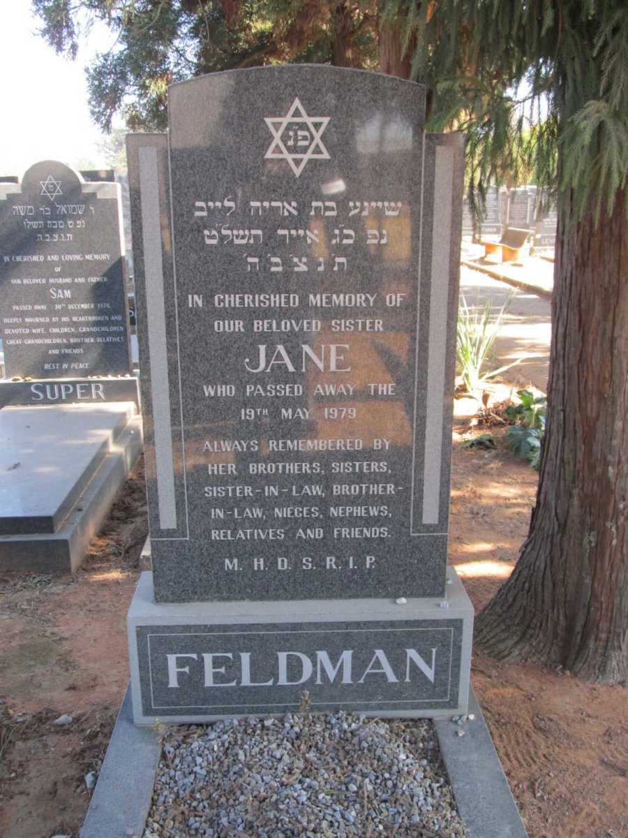 FELDMAN Jane -1979
