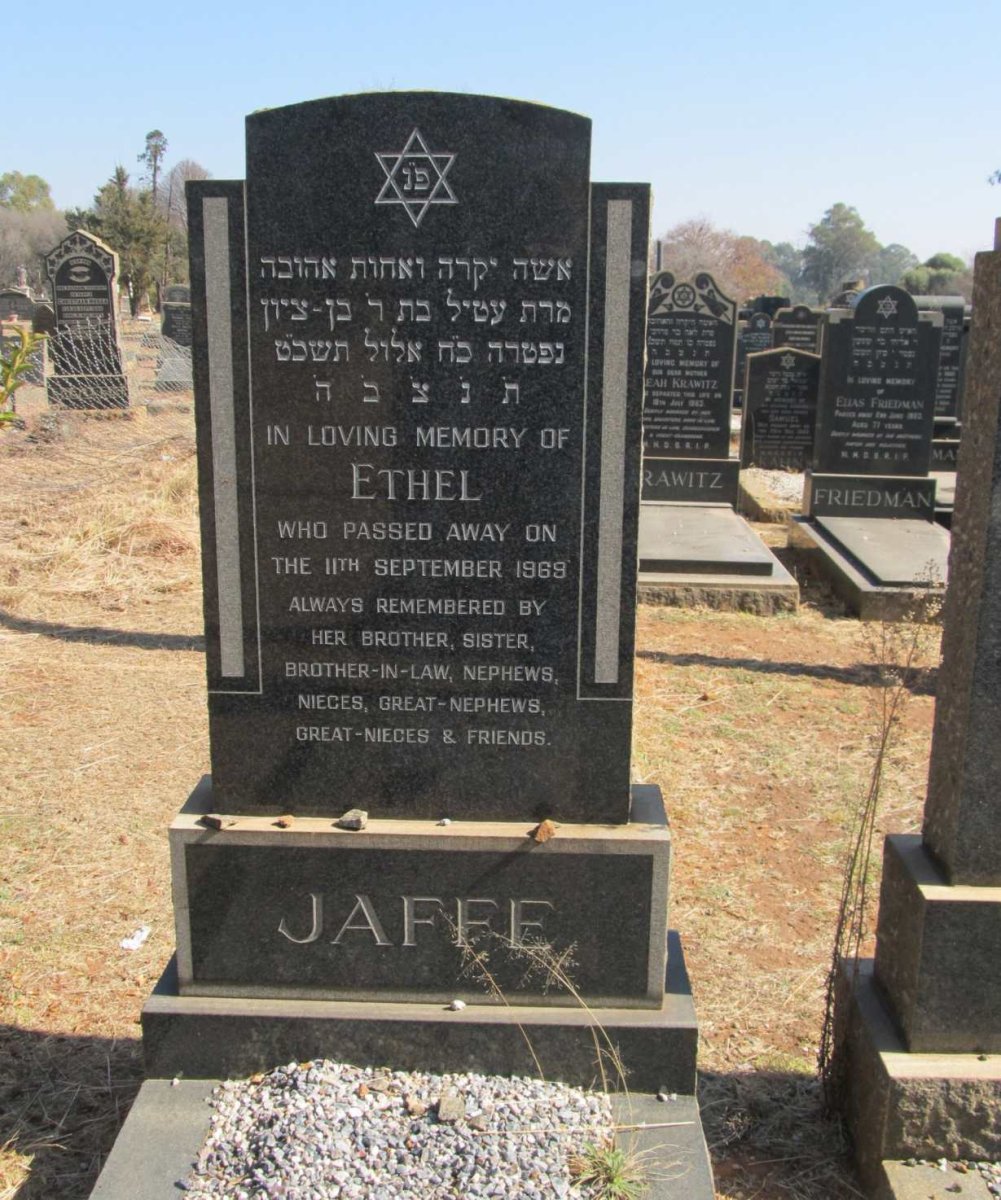 JAFFE Ethel -1969