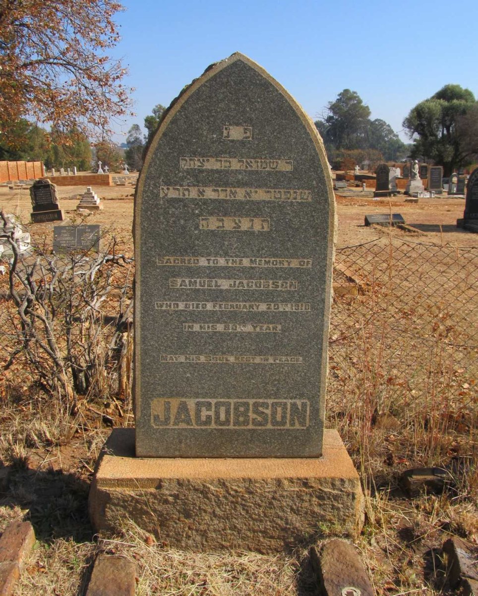 JACOBSON Samuel -1910