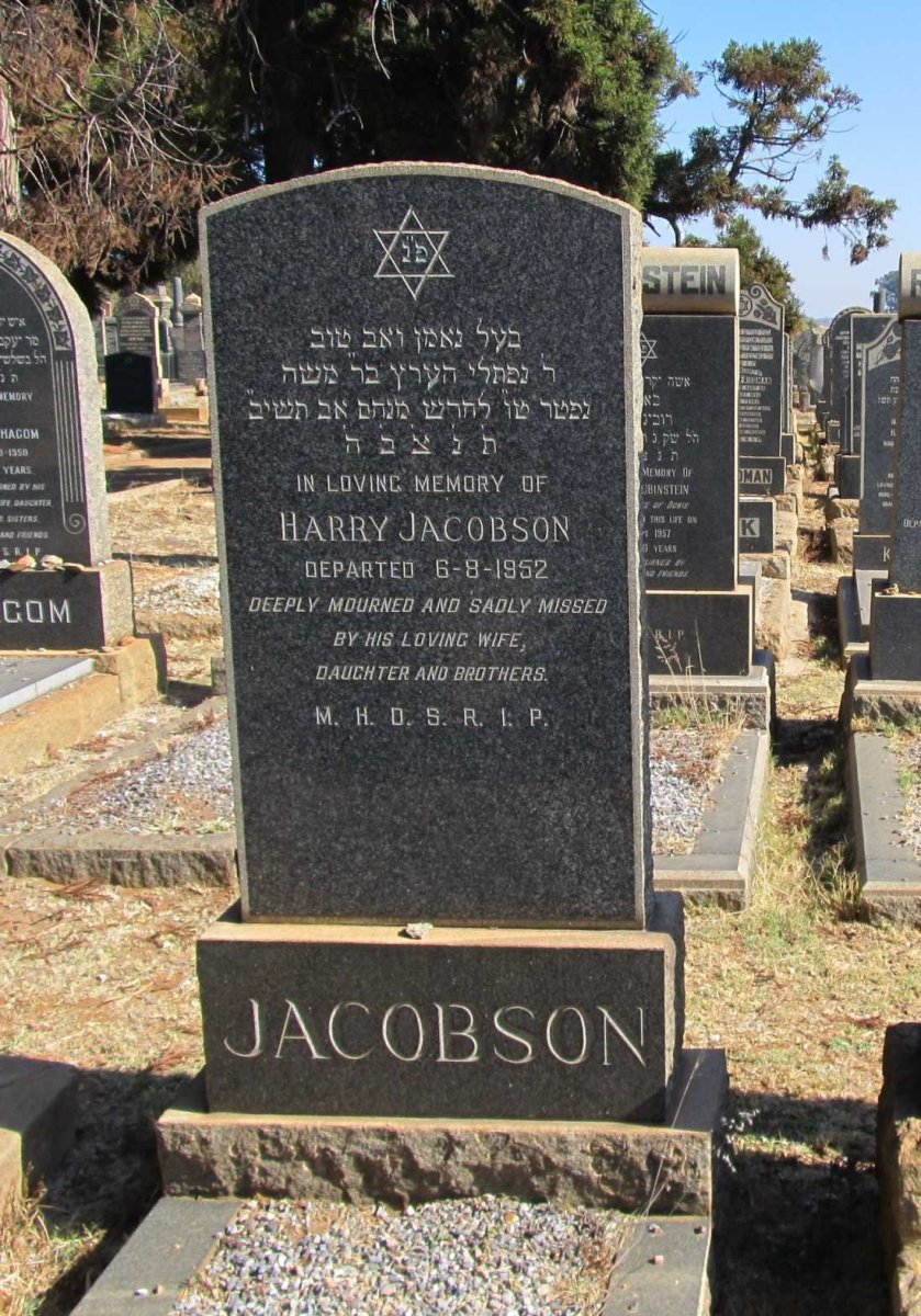 JACOBSON Harry -1952