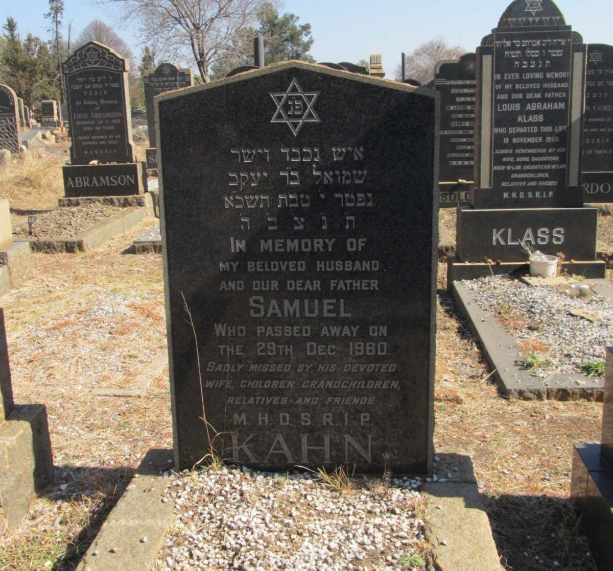 KAHN Samuel -1960