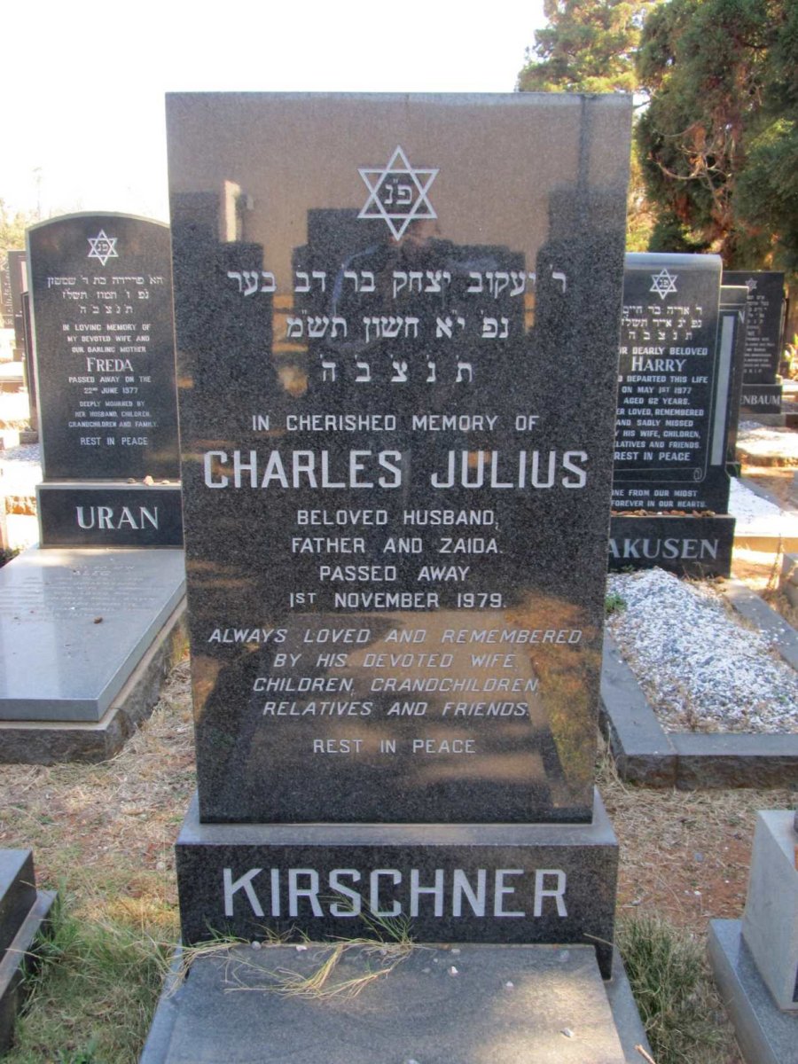 KIRSCHNER Charles Julius -1979