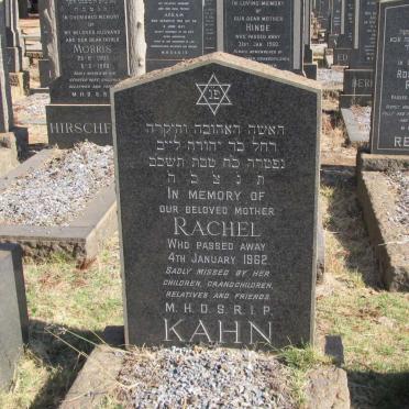 KAHN Rachel -1962