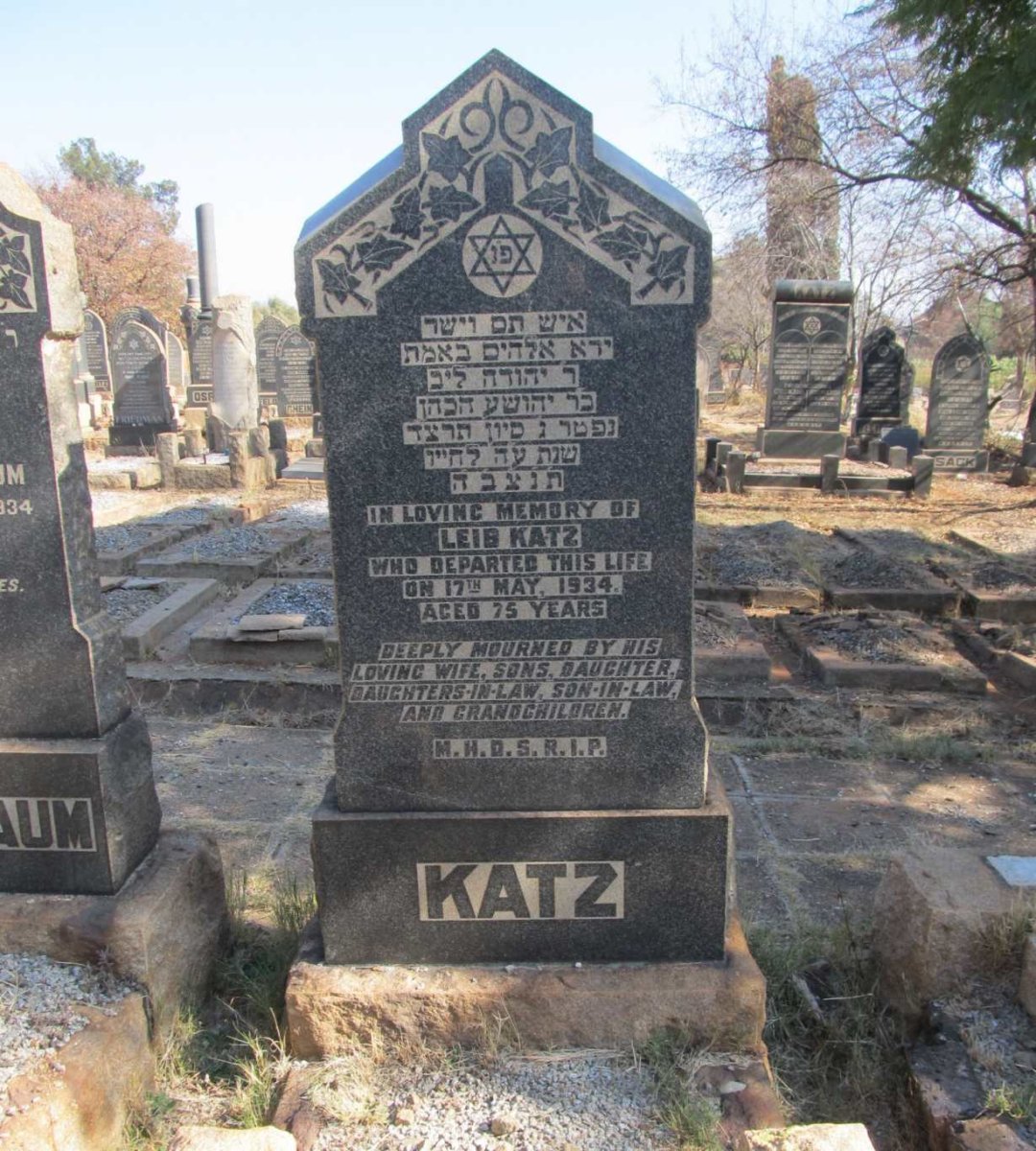 KATZ Leib -1934