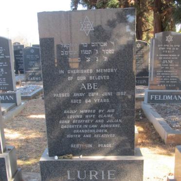 LURIE Abe -1982