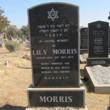 MORRIS Lily -1977