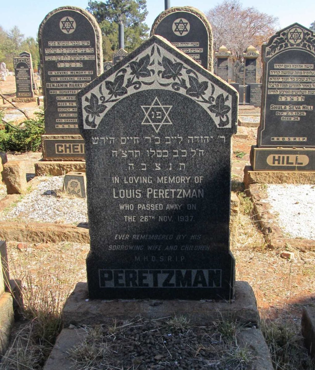 PERETZMAN Louis -1937