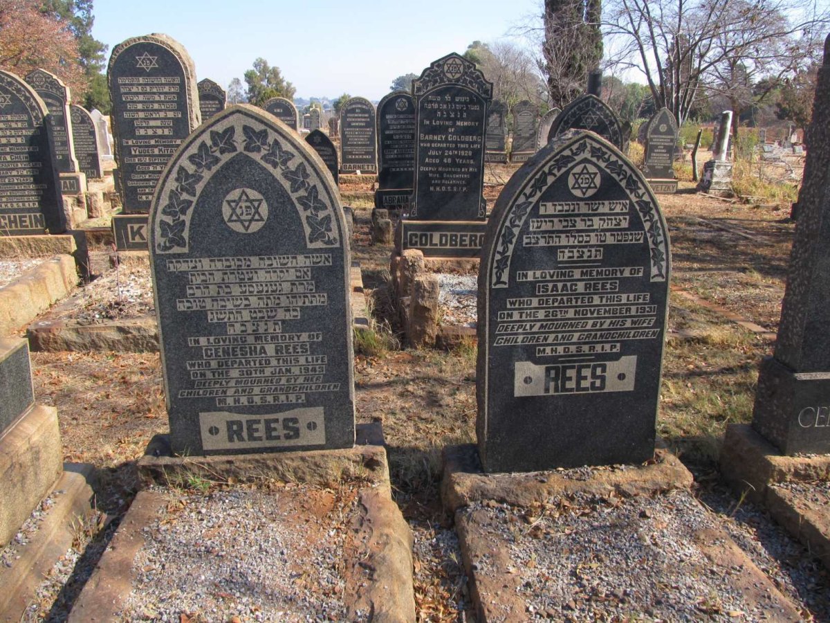 REES Isaac -1931 &amp; Genesha -1943