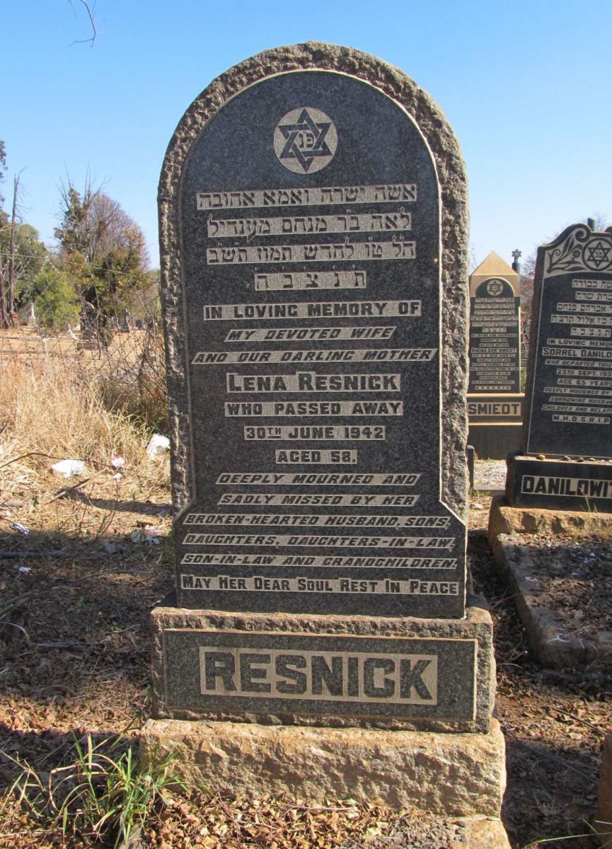 RESNICK Lena -1942