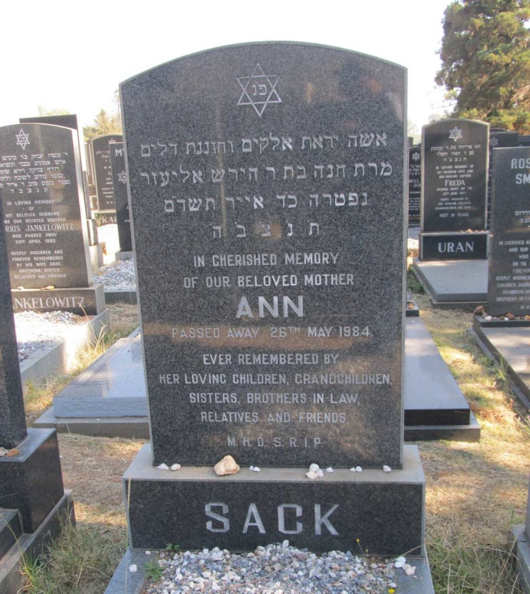 SACK Ann -1984